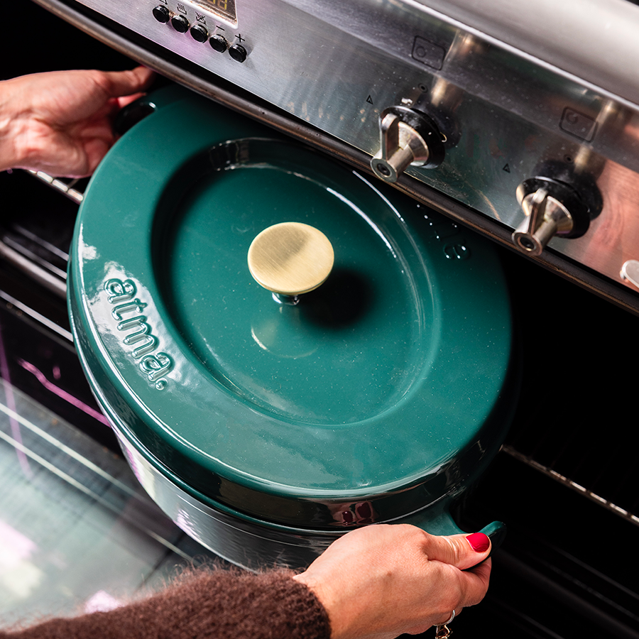 La cocotte en fonte ∅31cm - bouchon doré