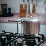 Batterie de cuisine en inox, 12 pièces - Stock