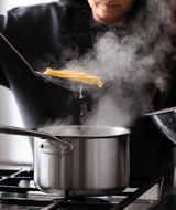 Batterie de cuisine en inox, 15 pièces - Stock