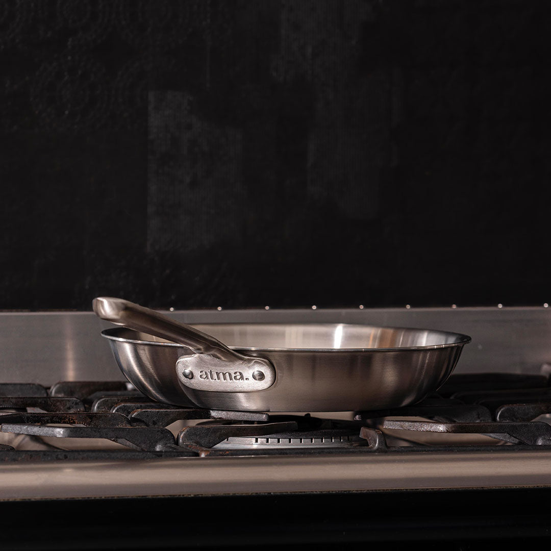Batterie de cuisine en inox, 12 pièces - Stock