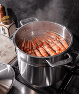 Batterie de cuisine en inox, 21 pièces - Stock
