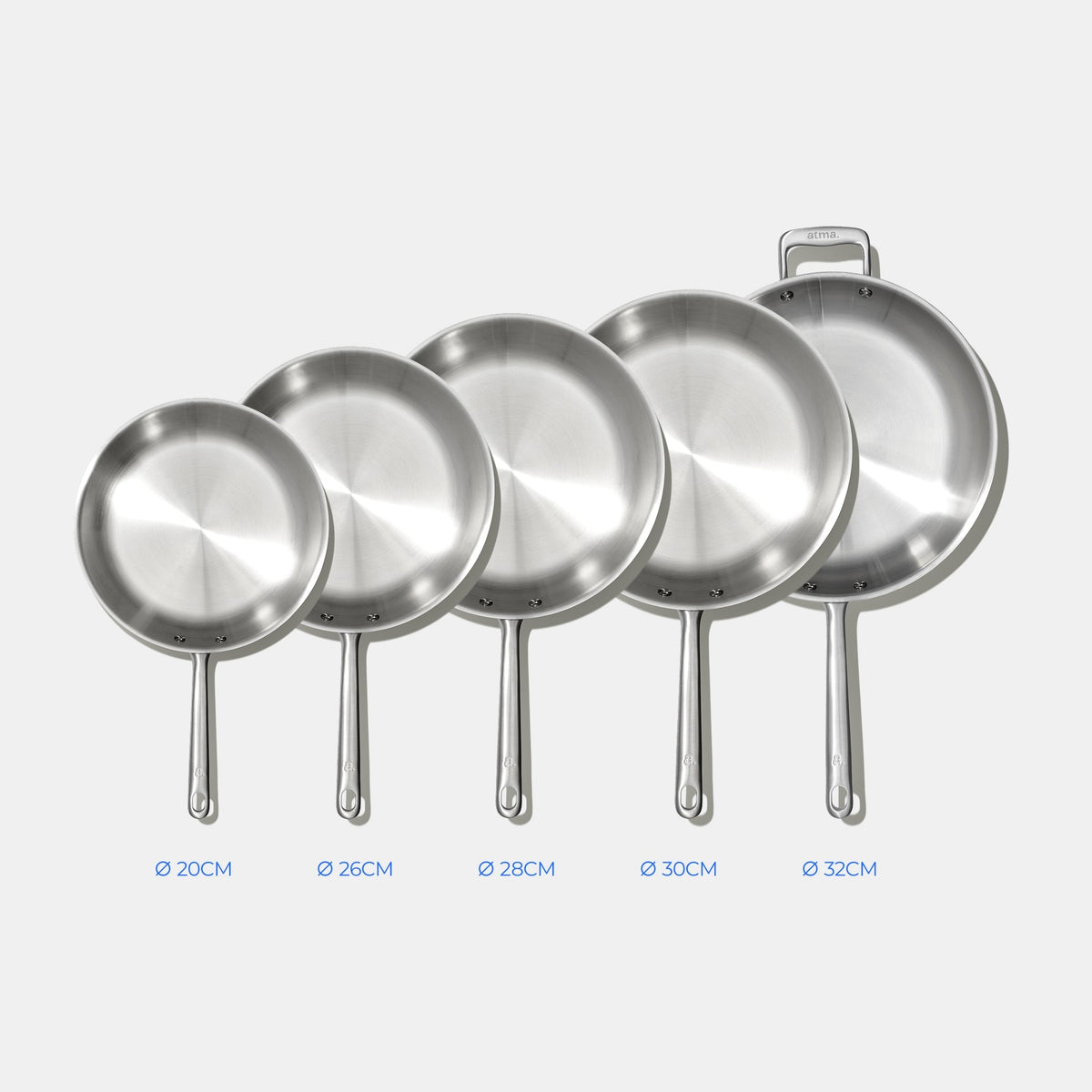 La bonne poêle en inox - 20 cm - Stock