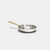 La bonne poêle en inox, manche doré - 20 cm