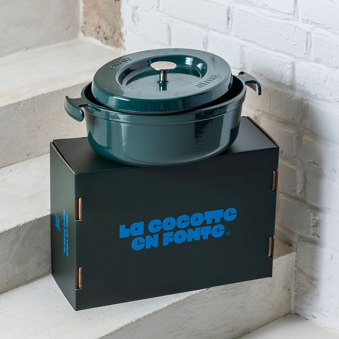 La cocotte en fonte ∅31cm - bouchon doré