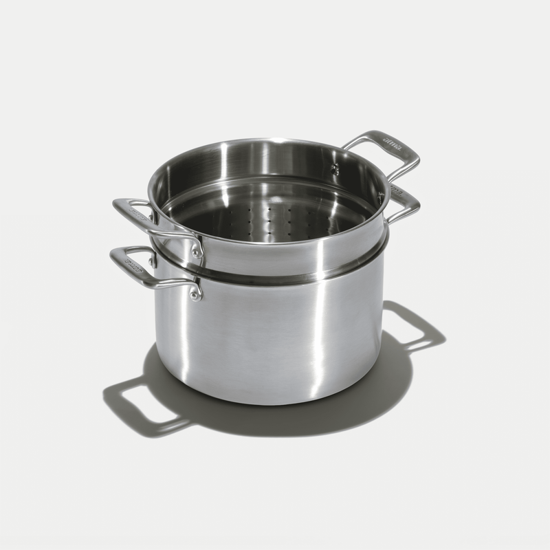 Le grand faitout en inox et son pasta pot