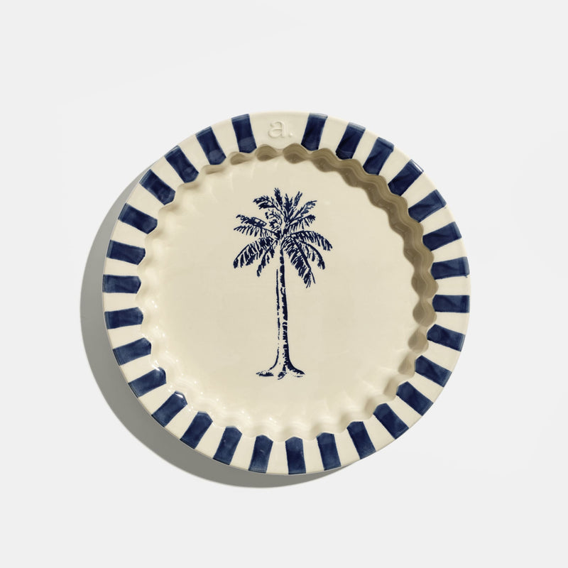 Le plat à tarte, en bleu nuit