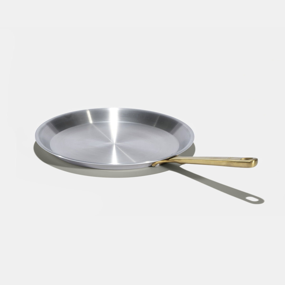 L'indispensable crêpière en inox, manche doré