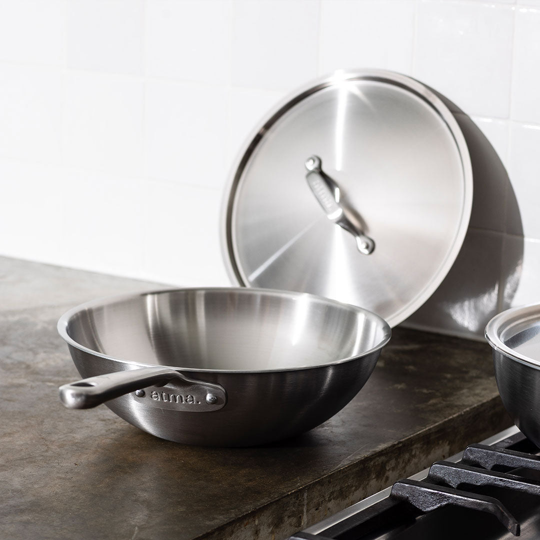 The Wok en inox - 24 cm